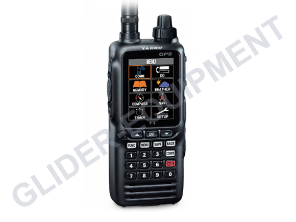 Yaesu handheld 8.33kHz transceiver. (w/ BT + int. GPS + ILS + VOR) [FTA-850L]