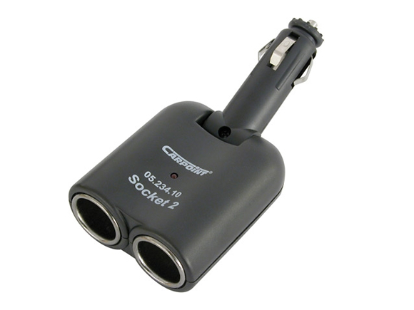 Carpoint 2-pin car adapter[05.234.10]