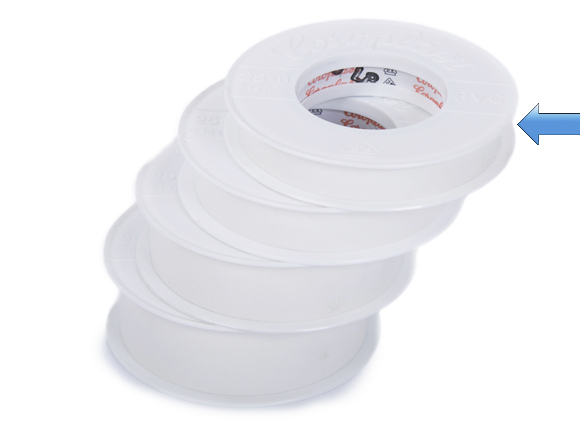 Coroplast tape 15mm 20 ROLLS [302-15MMx25M-WIT]