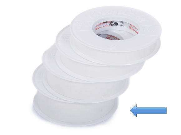 Coroplast tape 30mm 20 ROLLS [302-30MMx25M-WIT]