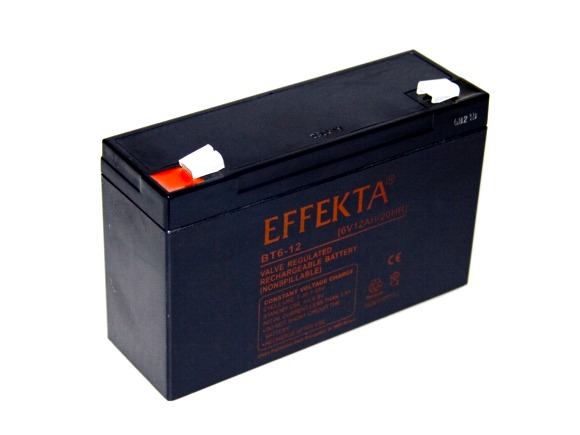 Effekta lead-acid battery 6V 12Ah [BT6-12]